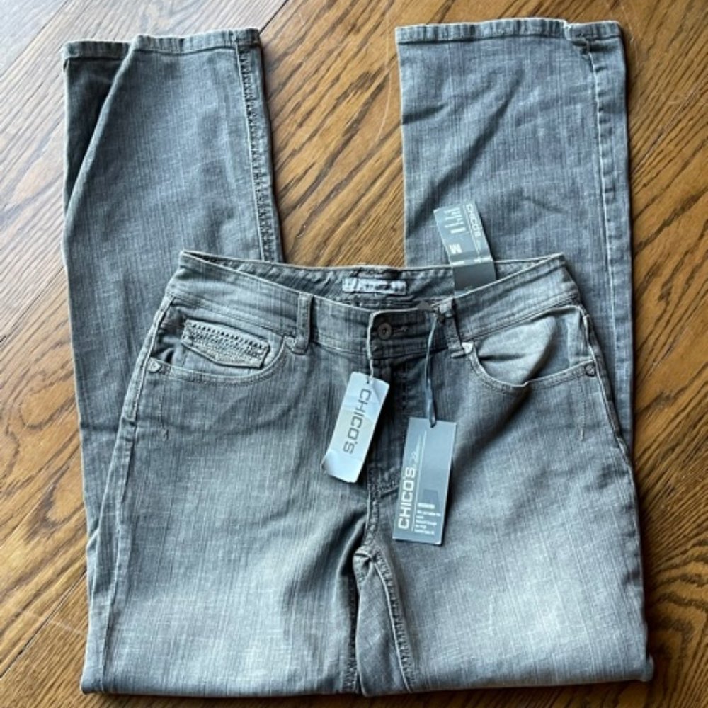 Great Chico's Platinum Jeans